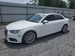 Salvage cars for sale from Copart Gastonia, NC: 2017 Audi A4 Premium Plus