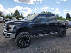 Ford salvage cars for sale: 2015 Ford F150 Supercrew