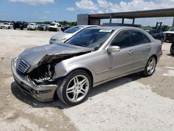 Salvage cars for sale from Copart West Palm Beach, FL: 2005 Mercedes-Benz C 240 4matic