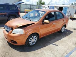 Salvage cars for sale at Pekin, IL auction: 2007 Chevrolet Aveo Base