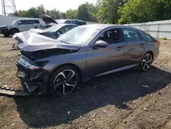 Honda salvage cars for sale: 2019 Honda Accord Sport