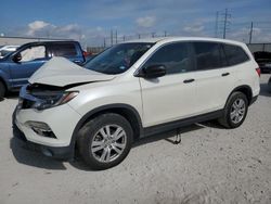 Honda Pilot LX salvage cars for sale: 2018 Honda Pilot LX