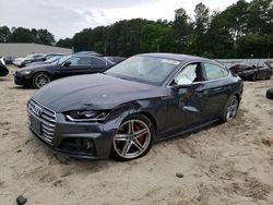 Salvage cars for sale at Seaford, DE auction: 2018 Audi S5 Prestige