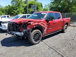 Toyota Tundra Crewmax Limited salvage cars for sale: 2022 Toyota Tundra Crewmax Limited