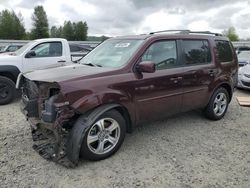 Salvage cars for sale from Copart Arlington, WA: 2013 Honda Pilot EXL