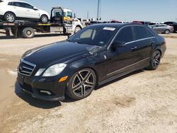 Salvage cars for sale at Amarillo, TX auction: 2010 Mercedes-Benz E 550