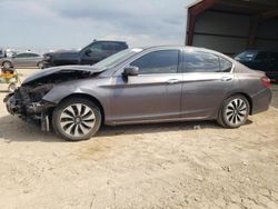 Salvage cars for sale from Copart Houston, TX: 2017 Honda Accord Hybrid EXL