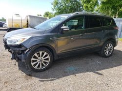 Ford Escape salvage cars for sale: 2017 Ford Escape Titanium