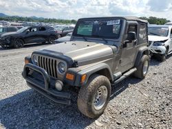 Salvage cars for sale from Copart Madisonville, TN: 2004 Jeep Wrangler / TJ Sport