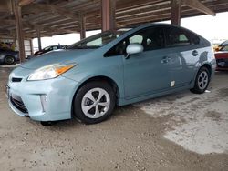 Salvage cars for sale from Copart Houston, TX: 2013 Toyota Prius