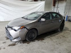 Salvage cars for sale at North Billerica, MA auction: 2018 Toyota Corolla L