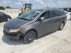 Salvage cars for sale at Haslet, TX auction: 2016 Honda Odyssey SE