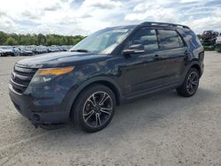 Salvage cars for sale at Harleyville, SC auction: 2015 Ford Explorer Sport