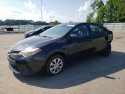 Salvage cars for sale at Dunn, NC auction: 2015 Toyota Corolla L