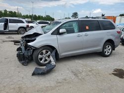 Salvage cars for sale at Bridgeton, MO auction: 2017 Toyota Sienna LE