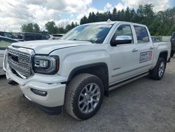 Salvage cars for sale from Copart Leroy, NY: 2017 GMC Sierra K1500 Denali