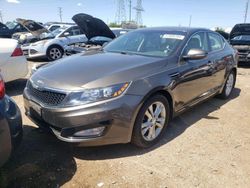 Salvage cars for sale at Elgin, IL auction: 2013 KIA Optima EX