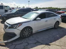 Salvage cars for sale from Copart Indianapolis, IN: 2015 Hyundai Sonata Sport