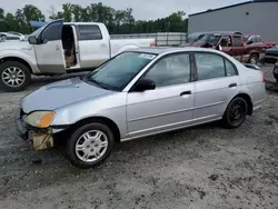 Honda salvage cars for sale: 2001 Honda Civic LX