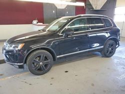 Salvage cars for sale at Dyer, IN auction: 2017 Volkswagen Touareg Wolfsburg