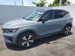 Salvage cars for sale at Miami, FL auction: 2023 Volvo XC40 Recharge Plus