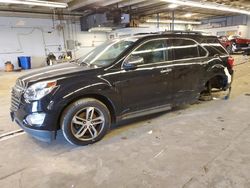 Salvage cars for sale at Wheeling, IL auction: 2017 Chevrolet Equinox Premier