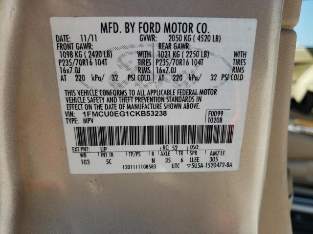 2012 Ford Escape Limited