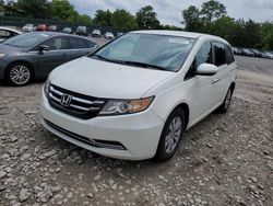 Honda Odyssey ex salvage cars for sale: 2017 Honda Odyssey EX