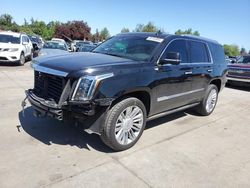 Salvage cars for sale at Woodburn, OR auction: 2016 Cadillac Escalade Platinum