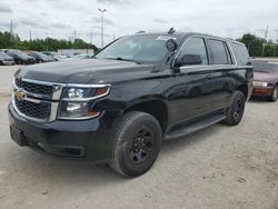 Chevrolet salvage cars for sale: 2017 Chevrolet Tahoe Police