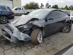 Salvage cars for sale at Woodburn, OR auction: 2024 Tesla Model Y