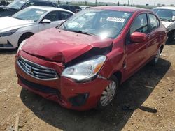 Salvage cars for sale at Elgin, IL auction: 2018 Mitsubishi Mirage G4 ES