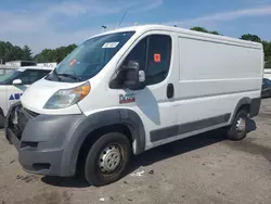 Salvage cars for sale from Copart Assonet, MA: 2015 Dodge 2015 RAM Promaster 1500 1500 Standard