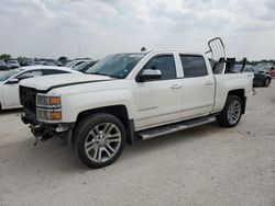 Salvage cars for sale at San Antonio, TX auction: 2014 Chevrolet Silverado K1500 LTZ