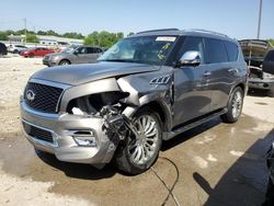 Salvage cars for sale at Louisville, KY auction: 2017 Infiniti QX80 Base