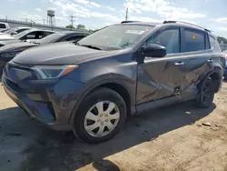 Salvage cars for sale at Dyer, IN auction: 2017 Toyota Rav4 LE