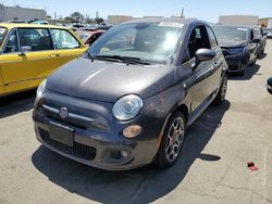 Salvage cars for sale from Copart Martinez, CA: 2015 Fiat 500 Sport