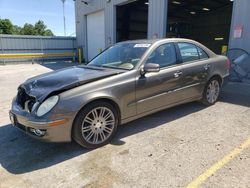 Salvage cars for sale at Sikeston, MO auction: 2008 Mercedes-Benz E 350 4matic