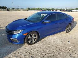 Honda salvage cars for sale: 2019 Honda Civic LX