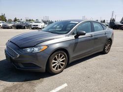 Salvage cars for sale from Copart Rancho Cucamonga, CA: 2017 Ford Fusion SE