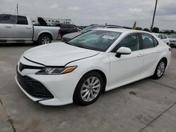 Salvage cars for sale at Grand Prairie, TX auction: 2020 Toyota Camry LE