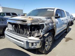 Salvage cars for sale at Martinez, CA auction: 2014 Toyota Tundra Crewmax Platinum