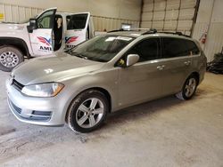 Salvage cars for sale at auction: 2015 Volkswagen Golf Sportwagen TDI S