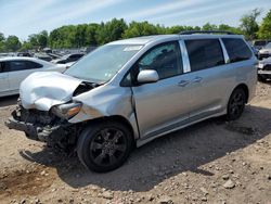 Toyota salvage cars for sale: 2019 Toyota Sienna SE