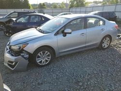 Subaru Impreza Premium salvage cars for sale: 2015 Subaru Impreza Premium