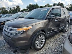 Salvage cars for sale at Cartersville, GA auction: 2015 Ford Explorer XLT