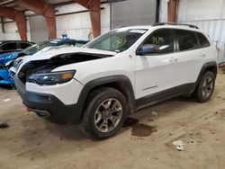 Salvage cars for sale at Lansing, MI auction: 2019 Jeep Cherokee Trailhawk