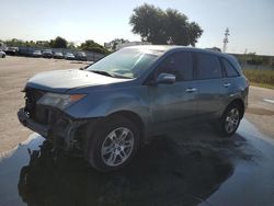 Acura mdx Technology Vehiculos salvage en venta: 2007 Acura MDX Technology