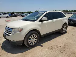 Salvage cars for sale at San Antonio, TX auction: 2007 Ford Edge SEL Plus