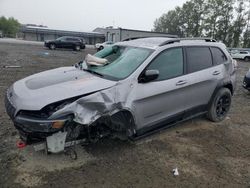 Salvage cars for sale at Arlington, WA auction: 2019 Jeep Cherokee Trailhawk